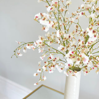 Artificial White Oncidium Orchid