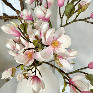 Artificial Pink Tall Magnolia - Bunch of 6