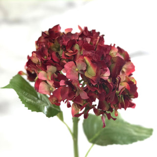 Artificial Red Dried Hydrangea